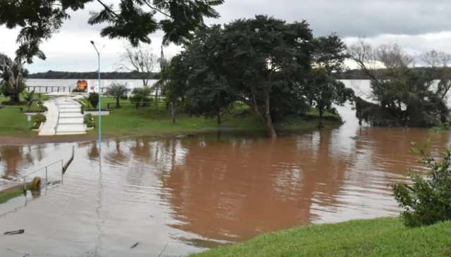Comenzó a bajar las aguas del Río Uruguay